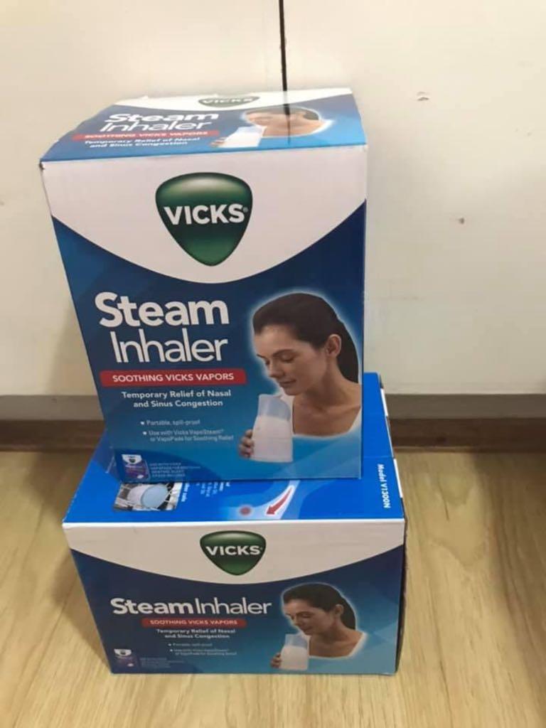vicks steam inhaler (Category: Face Care) located in Paranaque City. Submitted by miabuela (Listing ID 1037095045, Image 1). Description: completely portable 100% reusable .