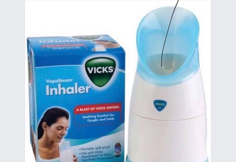 vicks steam inhaler (Category: Face Care) located in Paranaque City. Submitted by miabuela (Listing ID 1037095045, Image 3). Description: completely portable 100% reusable .