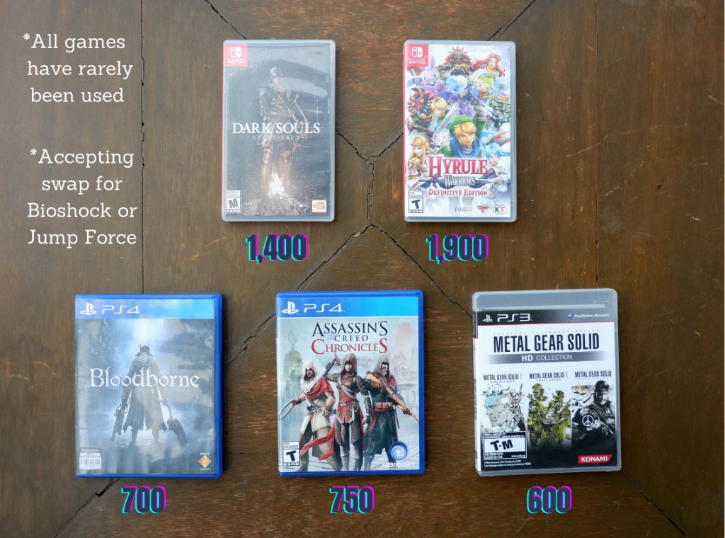 new and used video games