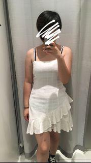White Open Back Dress