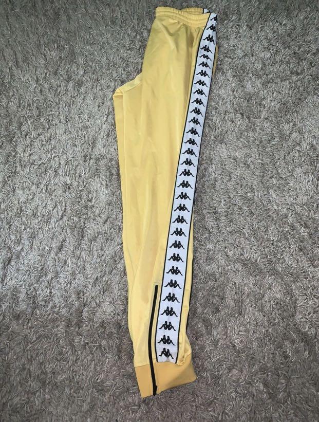 Yellow kappa 2025 pants