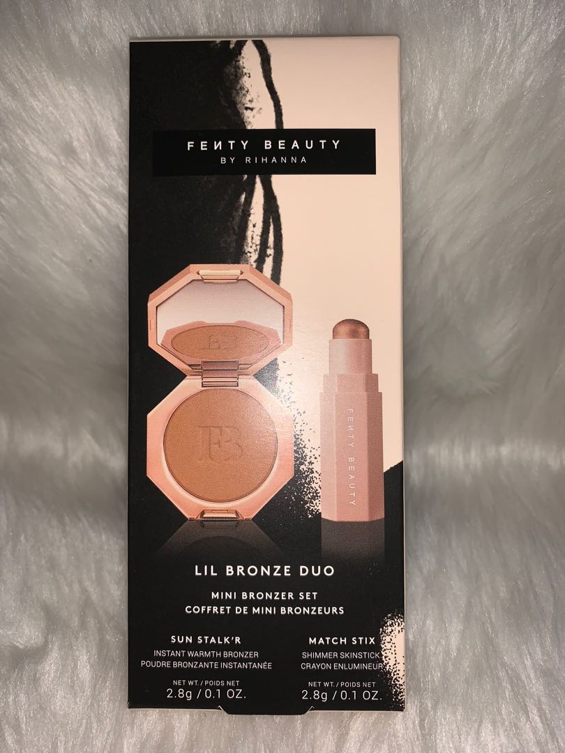 100 Authentic Fenty Beauty Lil Bronze Duo Mini Bronzer Set Beauty Personal Care Face Makeup On Carousell