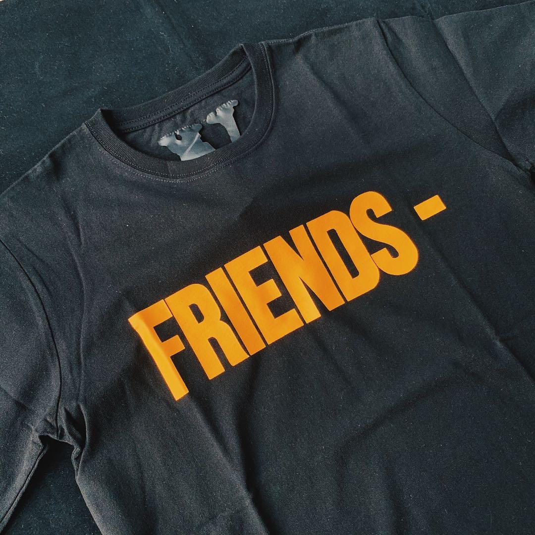 vlone yellow friends tee