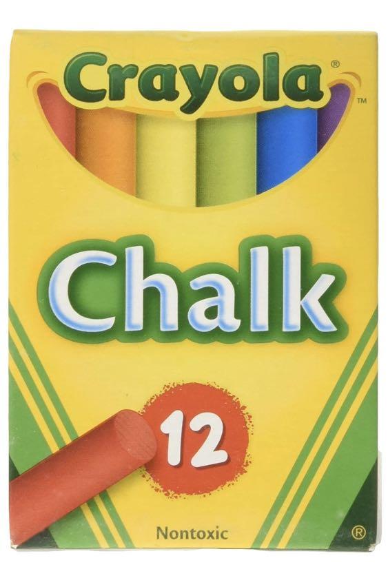美國crayola Chalk 12色粉筆 玩具 遊戲類 其他 Carousell