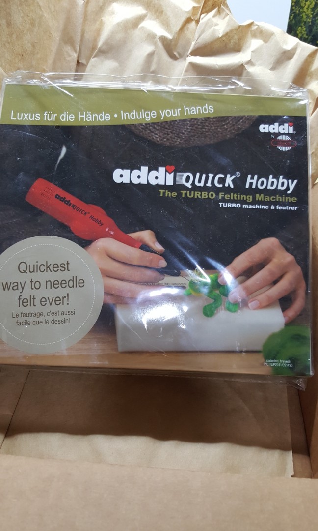 Addi quick felting machine, Hobbies & Toys, Stationery & Craft, Craft  Supplies & Tools on Carousell