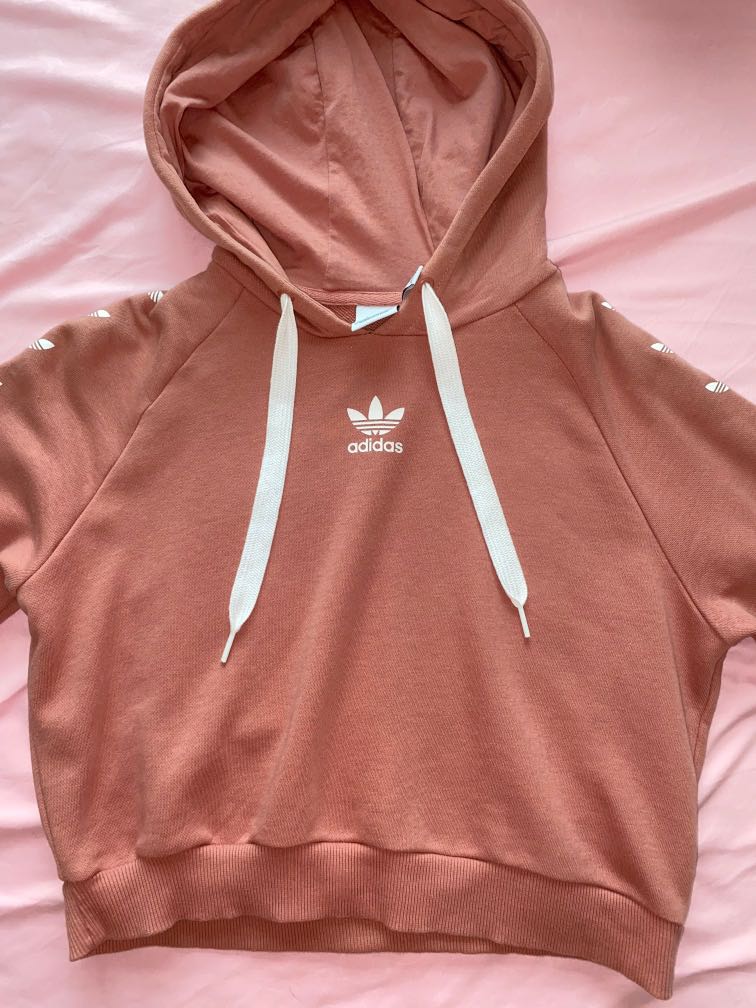 blush adidas hoodie