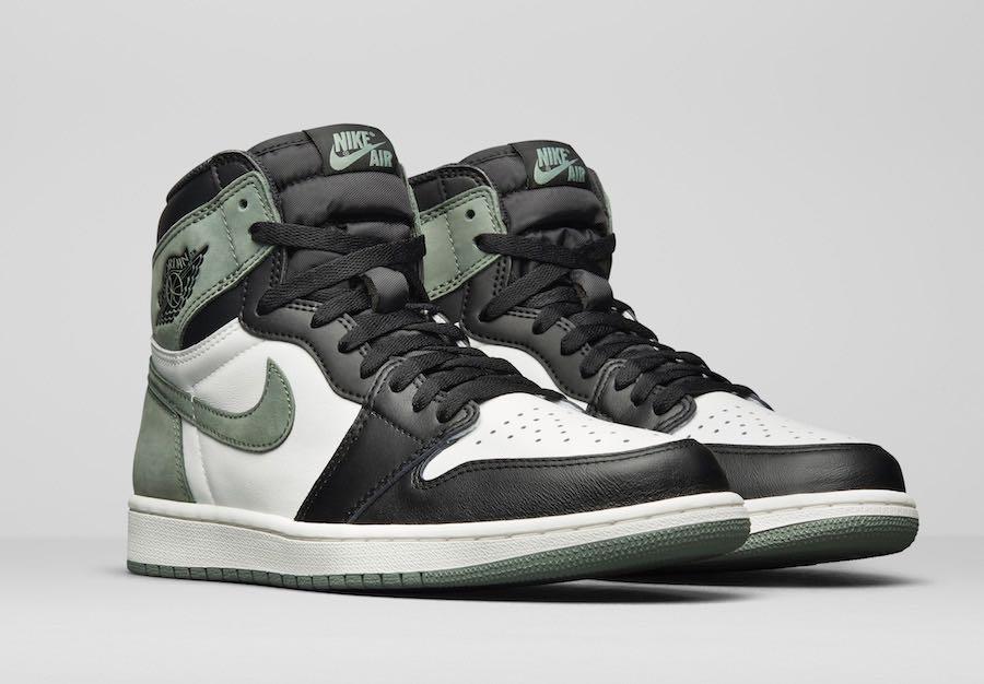 Air Jordan 1 Clay Green Men s Fashion Footwear Sneakers on