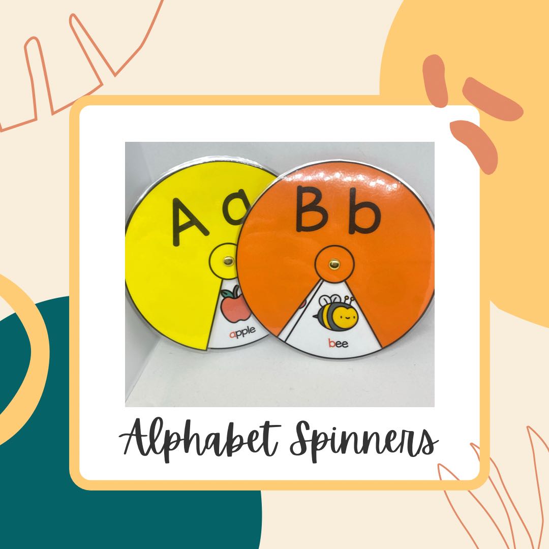 Alphabet Spinners, Hobbies & Toys, Toys & Games on Carousell