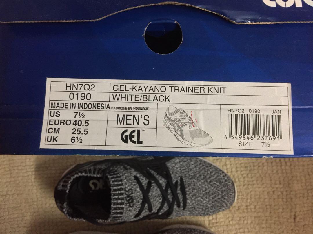 Asics gel kayano trainer knit hn7q2 0190 sale