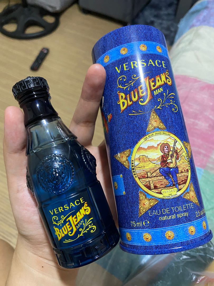 Authentic Versace Blue Jeans Eau De Toilette Perfume Health Beauty Perfumes Nail Care Others On Carousell