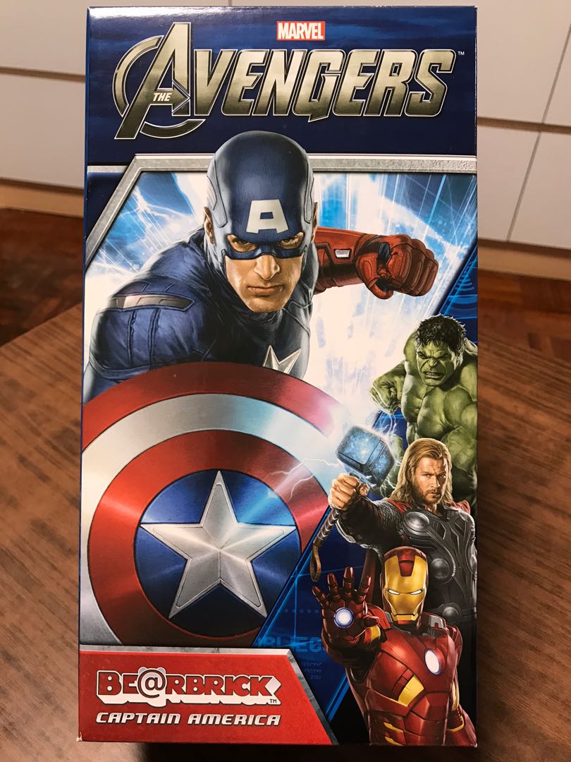美國隊長400% BearBrick Captain America CA Be@rbrick 400