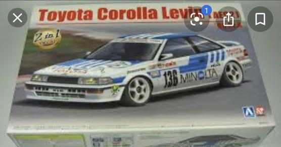 Beemax 1 24 Toyota Levin Ae92 玩具 遊戲類 玩具 Carousell