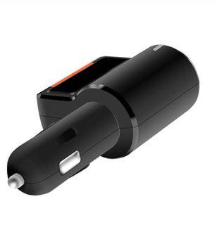 🎮Bluetooth car kit FM Transmitter BT Handsfree Duan usb Car charger MP3 Audio Player with Cigarette Lighter