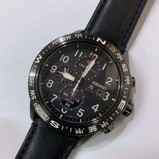 BNEW AUTHENTIC SEIKO SSC707P1 Prospex Solar Chronograph Black