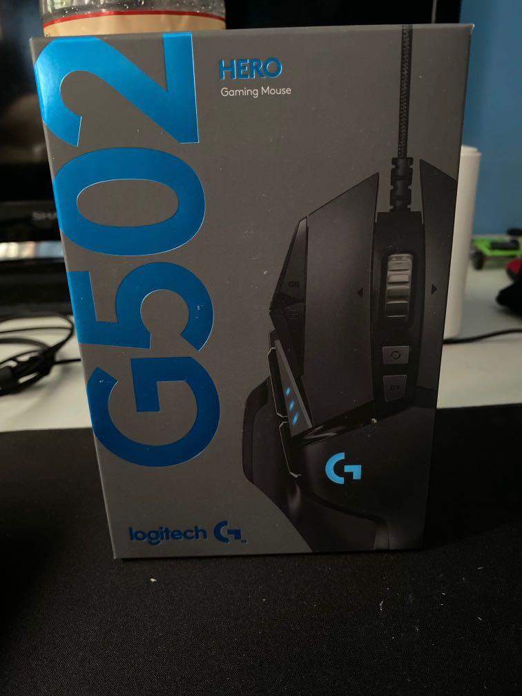 Bnib Wired Logitech Gaming Mouse G502 Computers Tech Parts Accessories Mouse Mousepads On Carousell