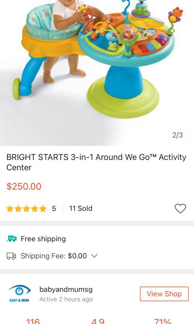 Bright starts around we go recall store
