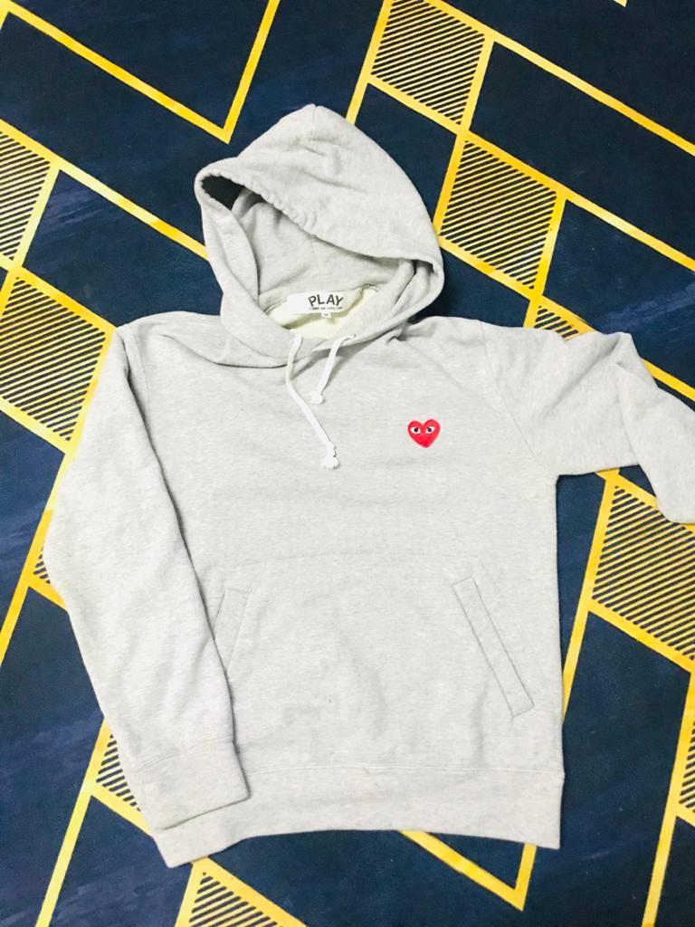 Cdg yellow hoodie store