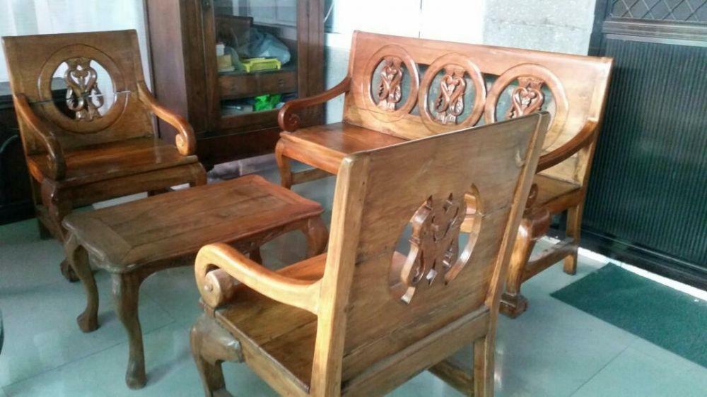 Century Old Antique Molave Sala Set, Furniture & Home Living, Furniture