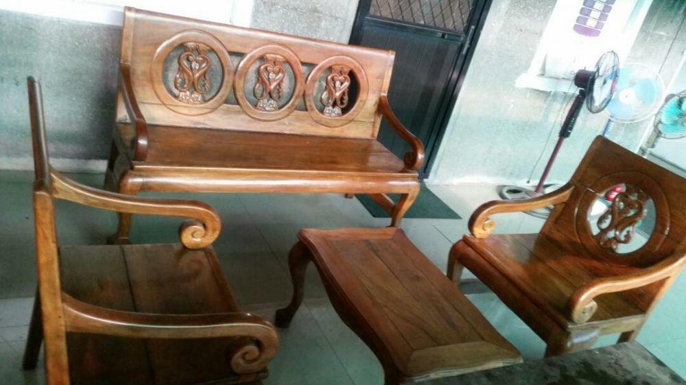 Century Old Antique Molave Sala Set, Furniture & Home Living, Furniture