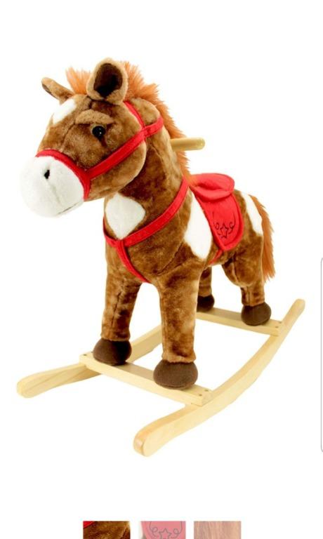 triceratops rocking horse