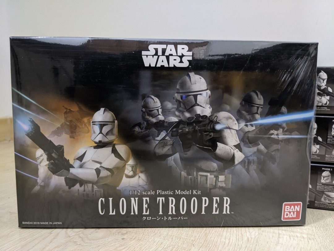 Star Wars Model kit 1/12 Clone Trooper Bandai Japan NEW *** 