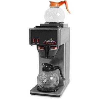 CoffeePro Two-Burner Commercial Pour-over Brewer, Stainless Steel