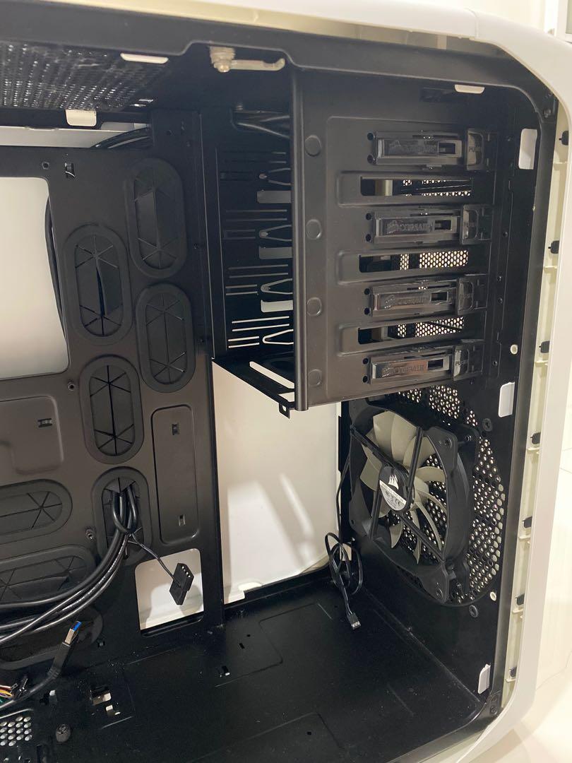 Corsair Graphite 600T white edition Full Tower ATX PC Case Mint ...