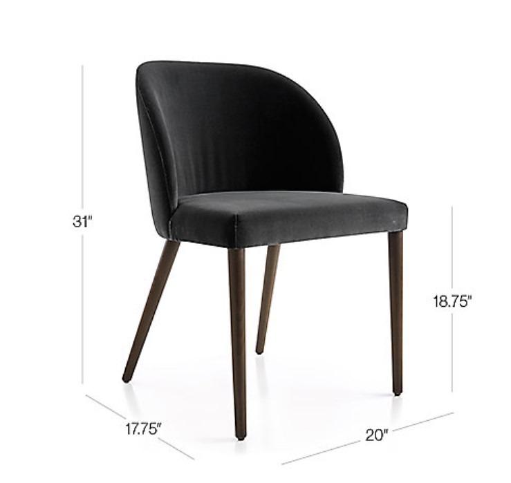 Crate and barrel online camille chair
