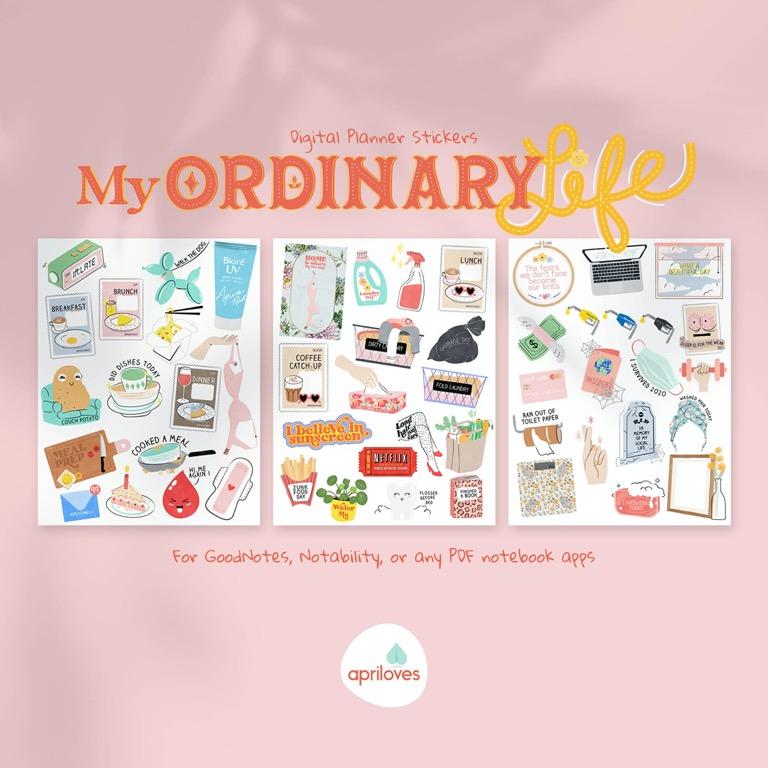 Digital Planner Stickers: Funny Adulting Everyday Life Chores | GoodNotes  Stickers for Digital Planner, Hobbies & Toys, Stationery & Craft, Craft  Supplies & Tools on Carousell