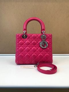 Lady Dior Small Size Navy With Lghw Luxury Bags Wallets Handbags On Carousell