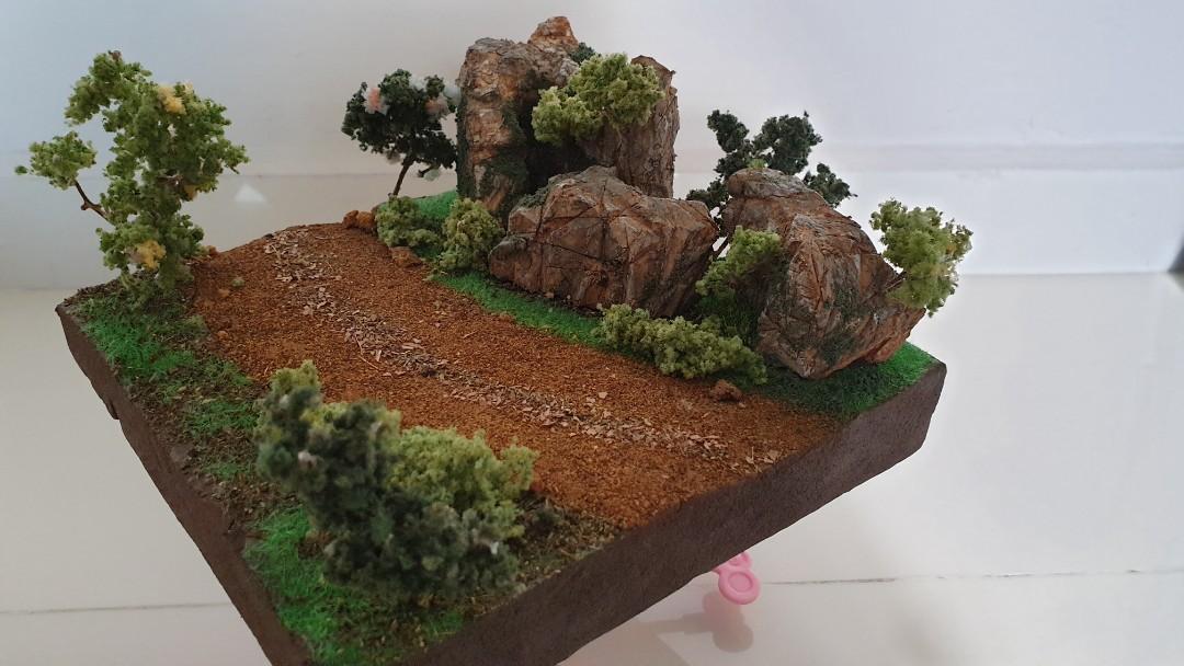 Dirt road Diorama, Hobbies & Toys, Toys & Games on Carousell