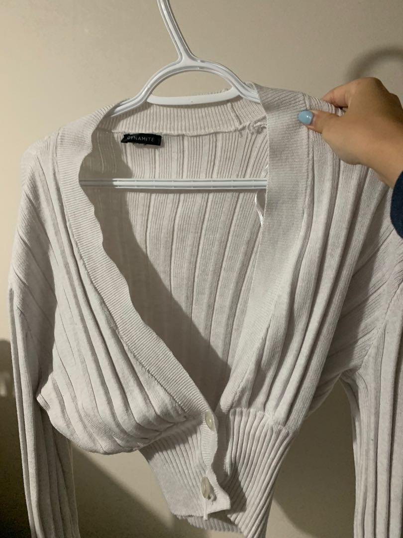 Dynamite plunge cardigan Xs Women s Fashion Clothes on Carousell