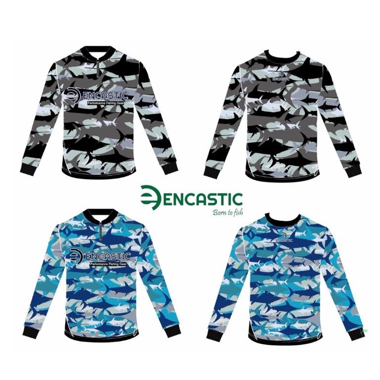 Encastic fishing shirt dry-fit shirt - Marlin, Sports Equipment, Sports &  Games, Water Sports on Carousell