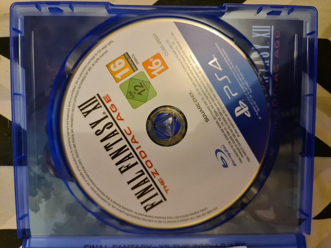 Final Fantasy XII (Category: PlayStation) located in Las Pinas. Submitted by sixtosengson (Listing ID 1037399888, Image 3). Description: Opened but not used. Location: Alabang/Las Pinas/BGC.