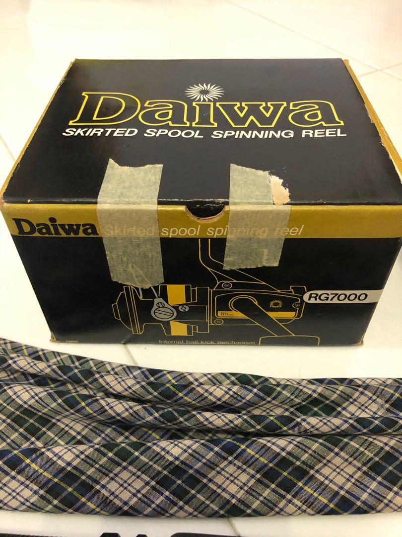 Vintage Black Daiwa RG7000 Saltwater fishing reel Japan