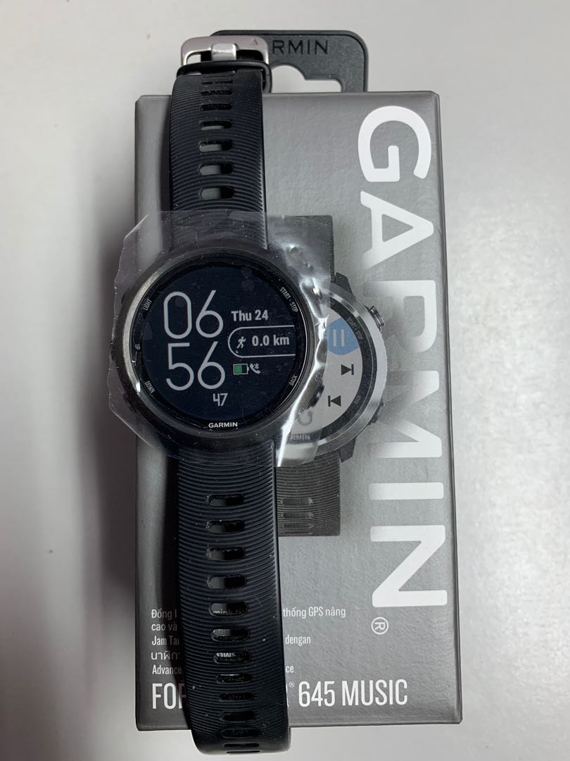Garmin FR 645 Music Slate Black Mobile Phones Gadgets