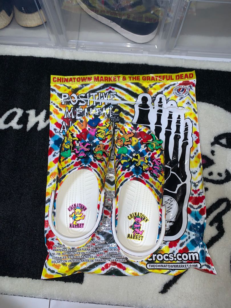 Grateful Dead X Chinatown Market Crocs Men s Fashion Footwear