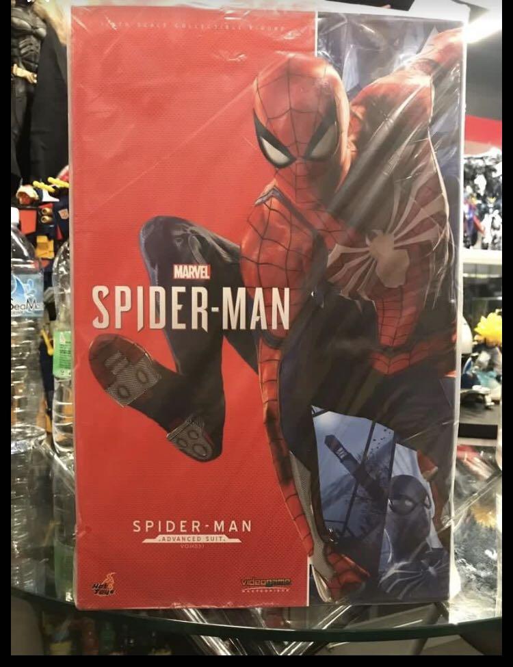 Hot Toys 1 6 VGM31 PS4 Spider Man Advance Suit Collectible Figure MISB