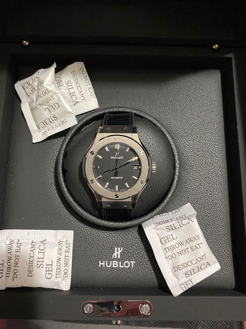 Hublot Classic Fusion 38mm Black Luxury Watches on Carousell