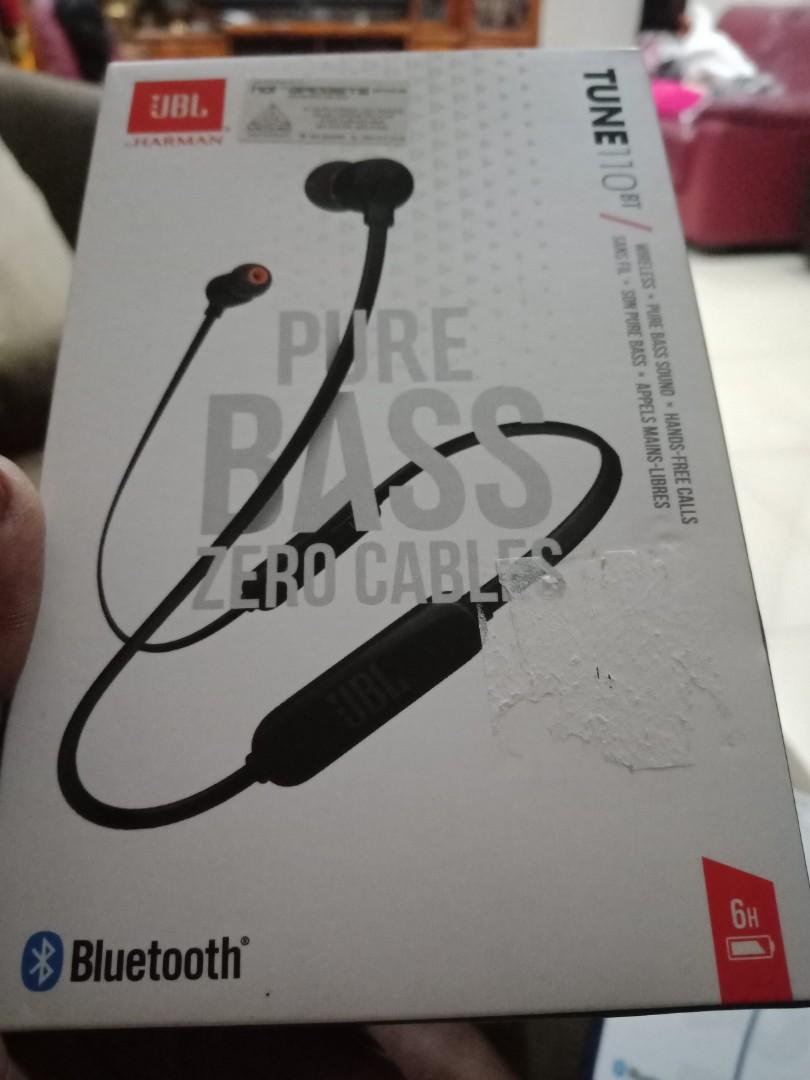 jbl pure bass zero cables 110bt