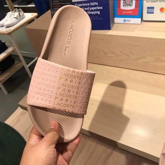 Lacoste paris slides sales