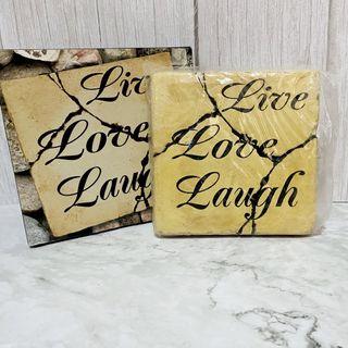 Love Live Laugh Stone Wall Plaque