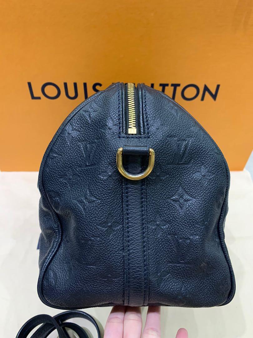 Louis Vuitton Marine Rouge Monogram Empreinte Speedy Bandoulière 25 NM - Handbag | Pre-owned & Certified | used Second Hand | Unisex