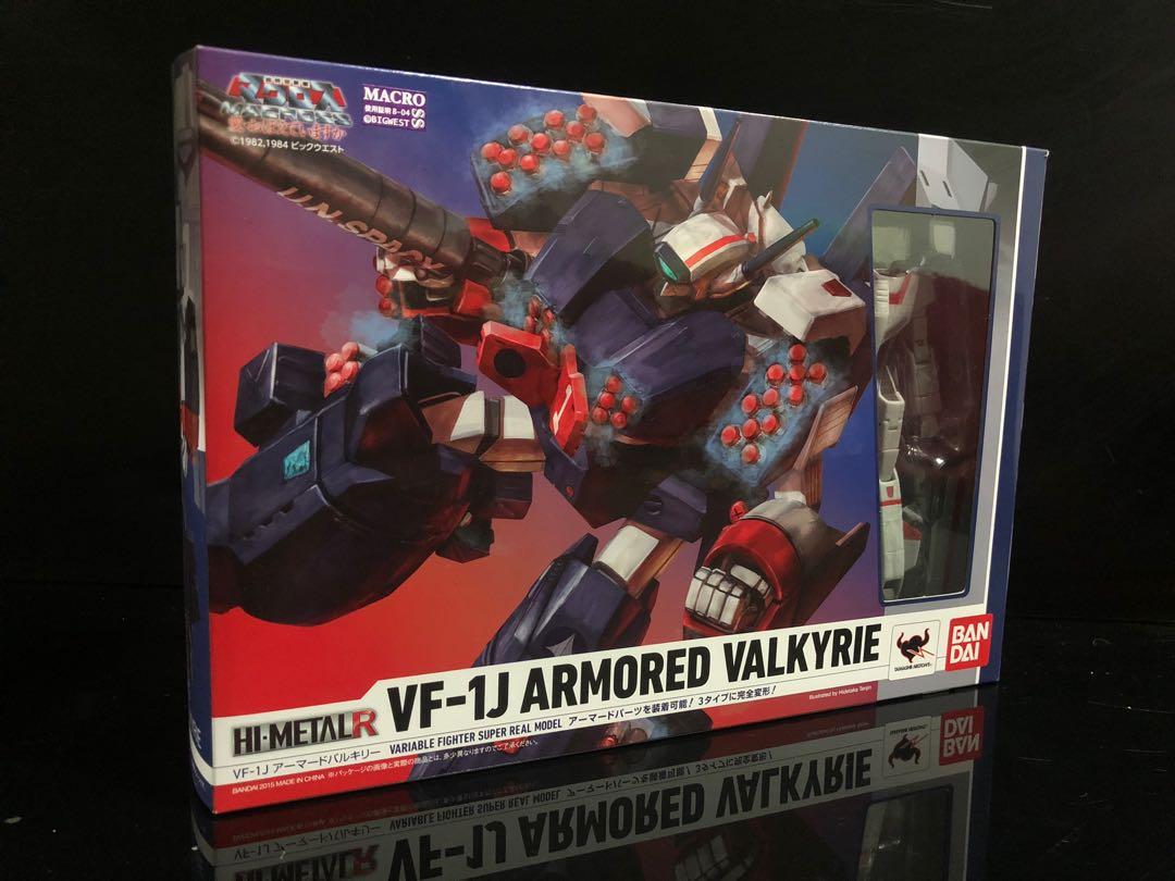 Macross Hi Metal R Vf 1j Armored Valkyrie With Gbp Toys Games Action Figures Collectibles On Carousell
