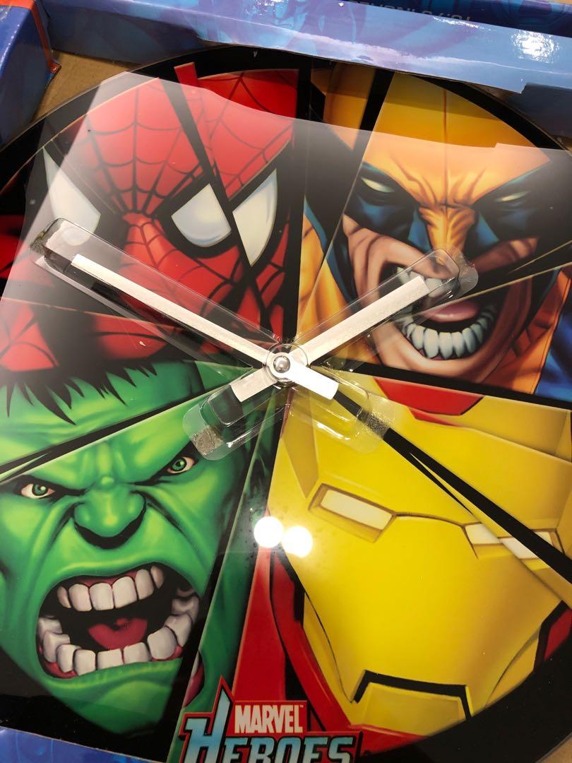 Marvel clock （分類：時鐘）位於 Hong Kong。 由 anakinho 提交（商品編號 1037403476，圖片 2）。簡介： 購自日本 100% new。
