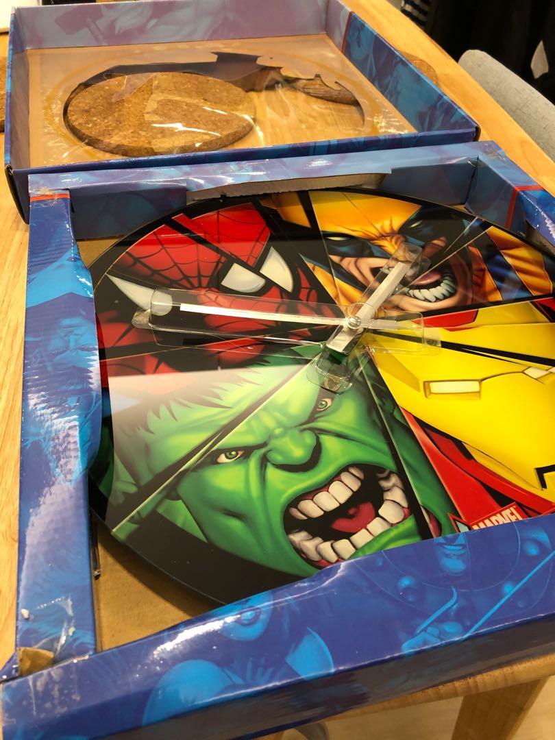 Marvel clock （分類：時鐘）位於 Hong Kong。 由 anakinho 提交（商品編號 1037403476，圖片 3）。簡介： 購自日本 100% new。