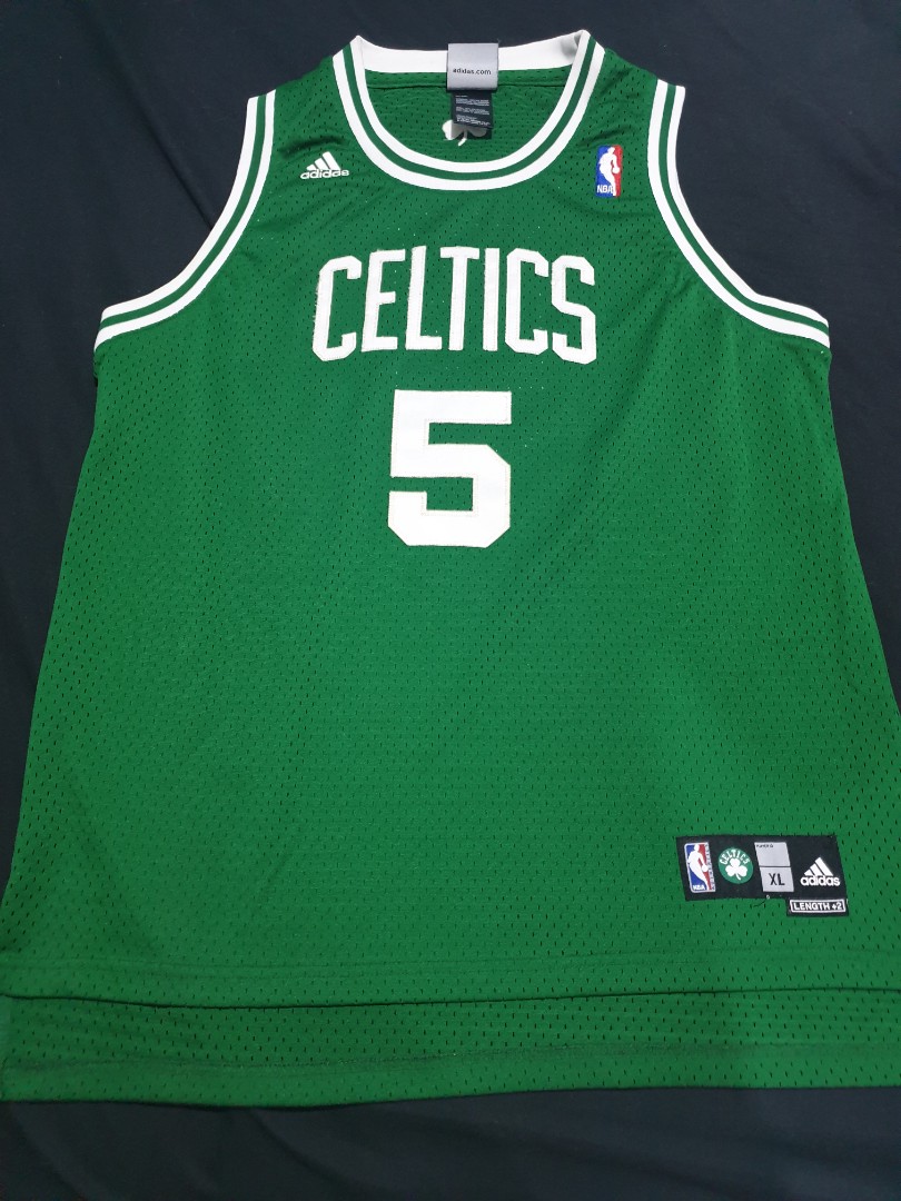 NBA Boston Celtics Kevin Garnett #5 Youth Replica Alternate Jersey, Green,  Medium : : Fashion