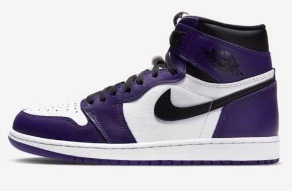 Nike Air Jordan 1 Court Purple, Men's 