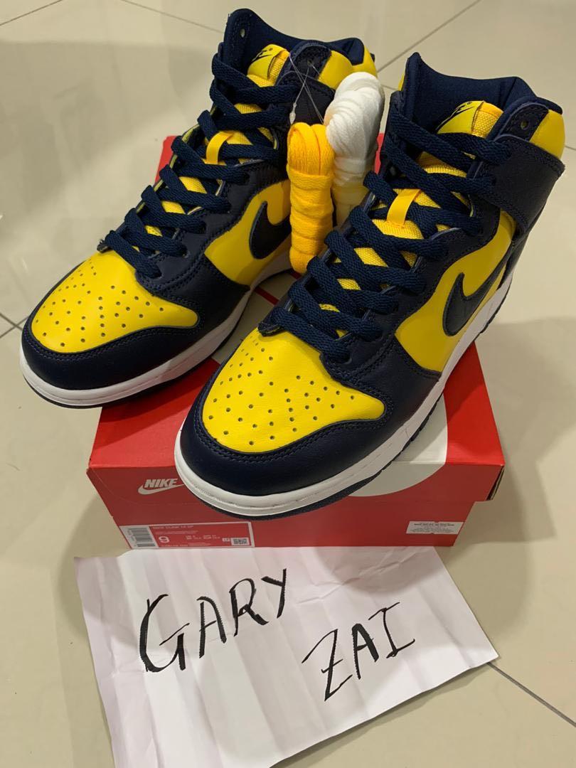 Nike dunk high “Michigan”, Men's 