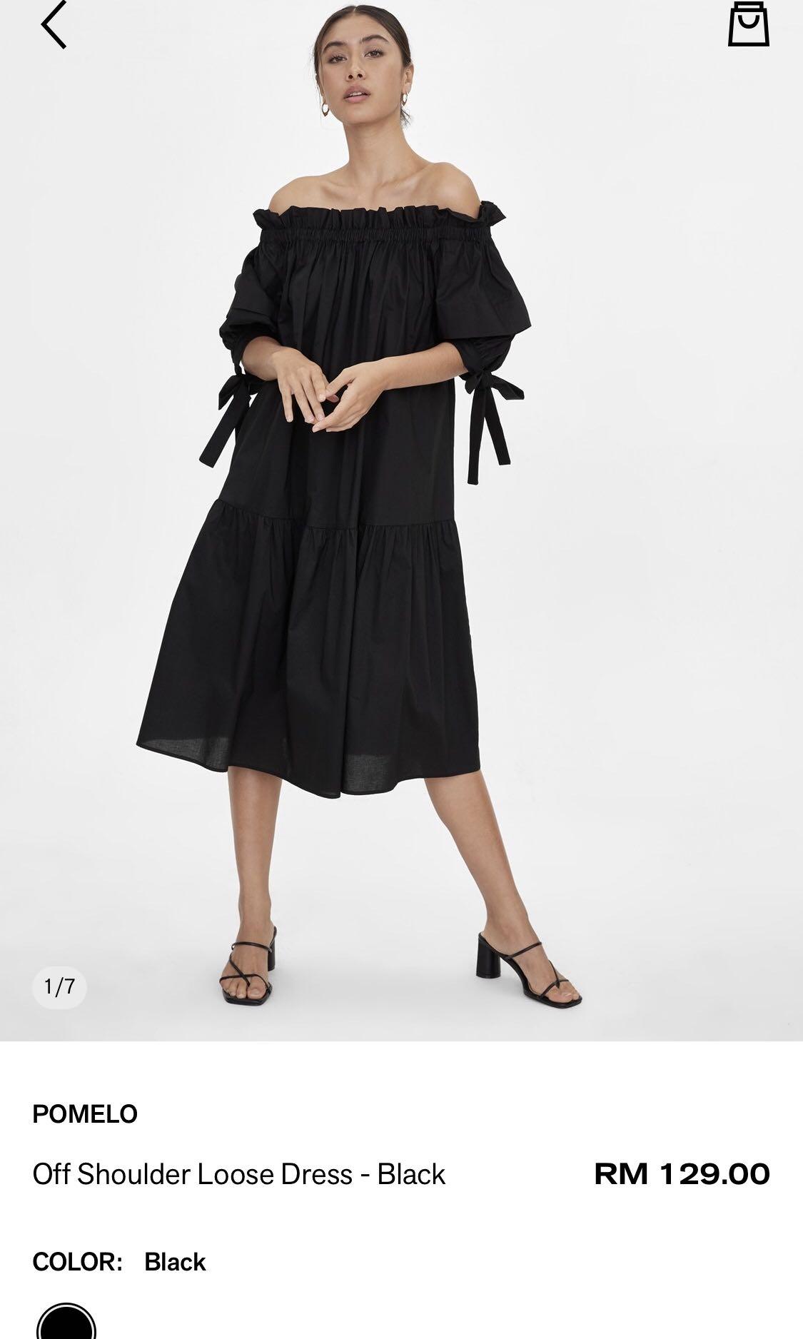 Loose off shoulder dress clearance